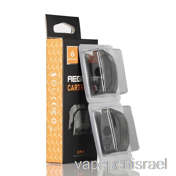 חד פעמי Vape Israel Geek Vape Aegis תרמילי חלופי 3.5 מ"ל ניתנים למילוי חוזר של Aegis Pods